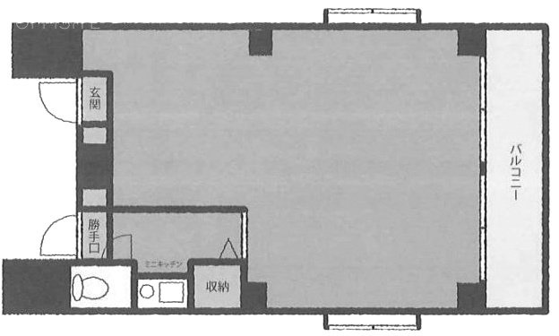 アーバン幡ヶ谷ビル2F 間取り図