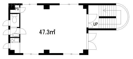 恵比寿NHビル2F 間取り図