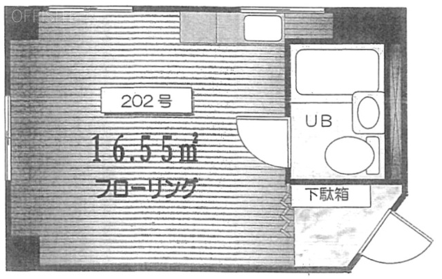 花村ビル202 間取り図