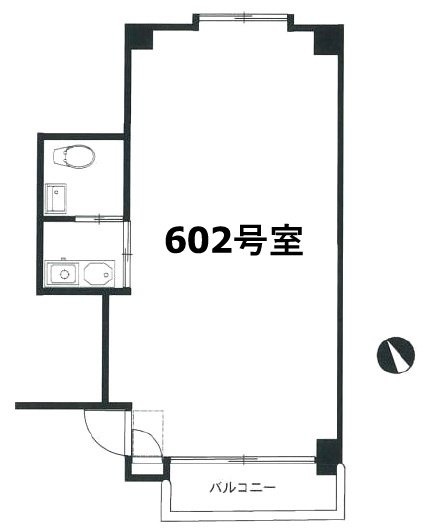 清川ビル602 間取り図