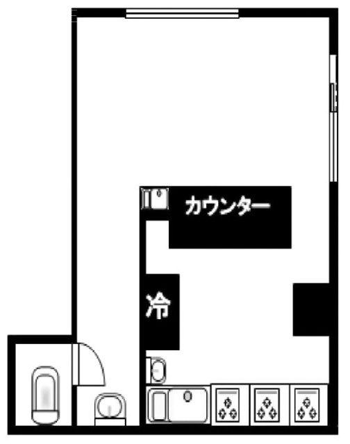 あやめマンション102 間取り図