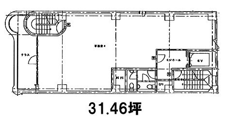 日本橋ライフサイエンスビルディング9ビル4F 間取り図