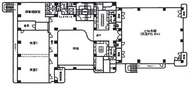 テックスクエアビル2F 間取り図