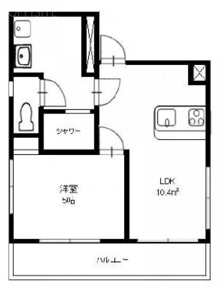 青木ハイツ201 間取り図