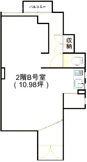 坂田ビルB 間取り図