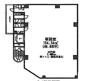 大森ラルタビル8F 間取り図