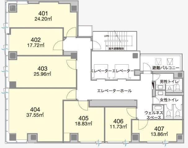 H1O芝公園505 間取り図