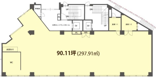 No.R池尻大橋1F 間取り図