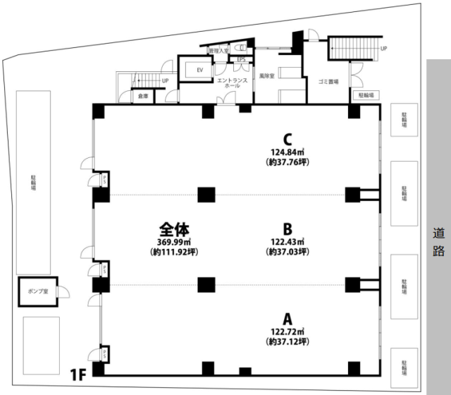 THE PALMS 柏A-C 間取り図