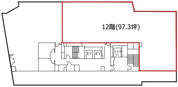 パシフィックマークス川崎12F 間取り図