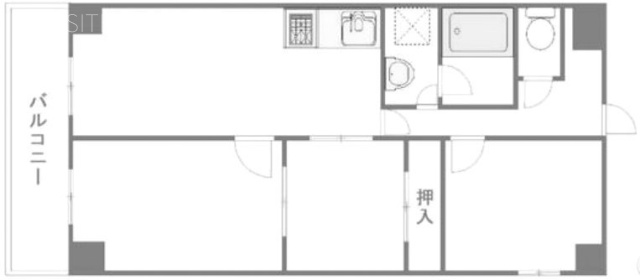 グランドメゾン新宿東301 間取り図