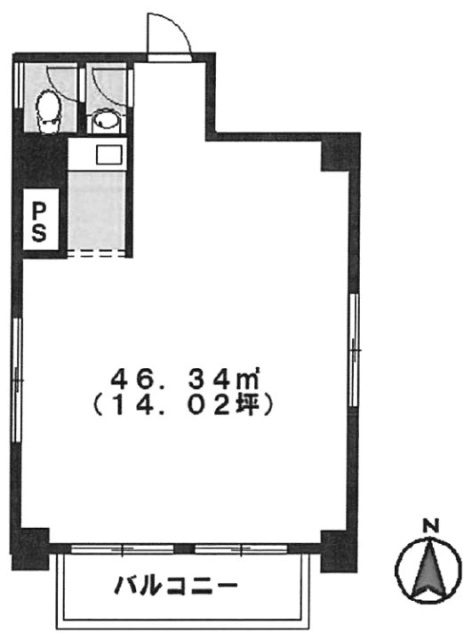 ストーク両国秀山2F 間取り図