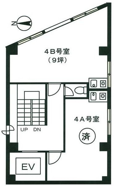 東海神田ビルB 間取り図