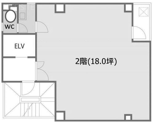 アーバンセカンドビル2F 間取り図