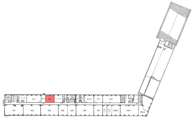 港南台214ビル512 間取り図