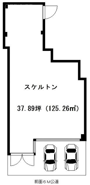 オーシャンナインビル1F 間取り図