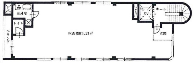 南本町ビル2F 間取り図