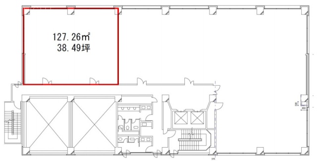 大樹生命新大橋ビル7F 間取り図