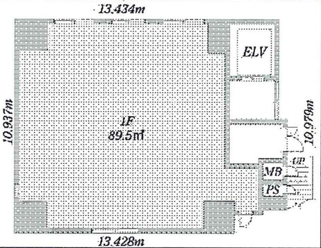 ティアラグレイス銀座タワー1F 間取り図