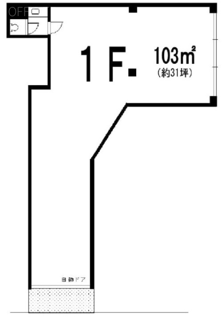 ハイムアトレイユビル1F 間取り図