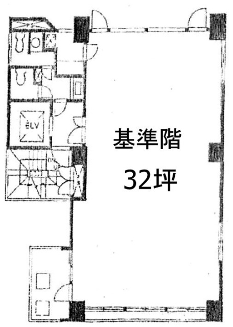 服部ビル5F 間取り図