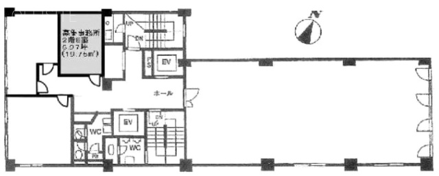 清話会ビルE 間取り図