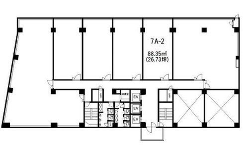 横浜西口KビルA-2 間取り図