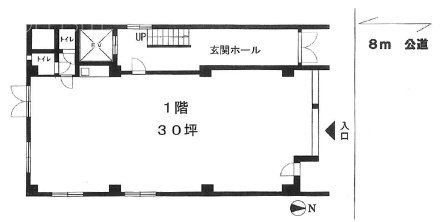 穂高ビル1F 間取り図