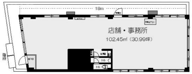 東和ビル2F 間取り図