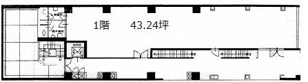 神楽坂Mビル1F 間取り図