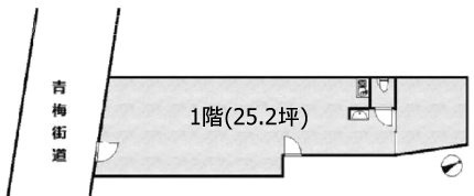 大島ビル1F 間取り図