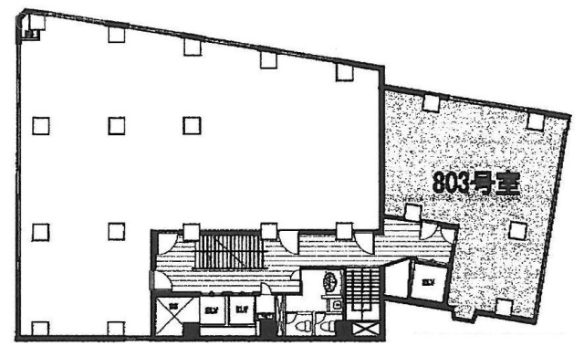 渋谷アイビスビル803 間取り図