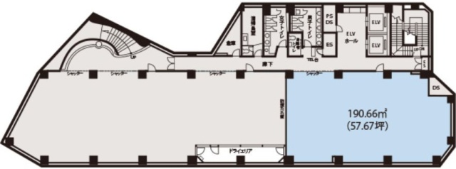 東京建物町田ビルB1F 間取り図