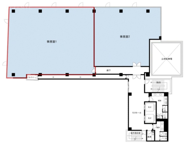 KDX大宮ビル7F 間取り図