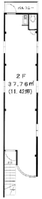 アルカディア菊川ビル2F 間取り図