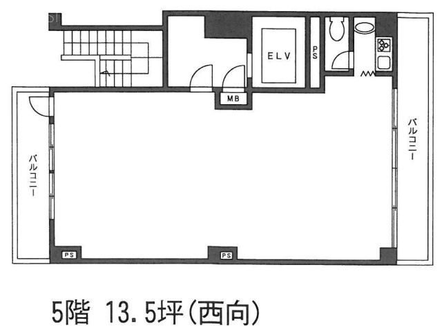 戸塚ビル5F 間取り図