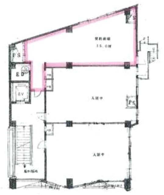 新大宗渋谷道玄坂一丁目ビル3F 間取り図