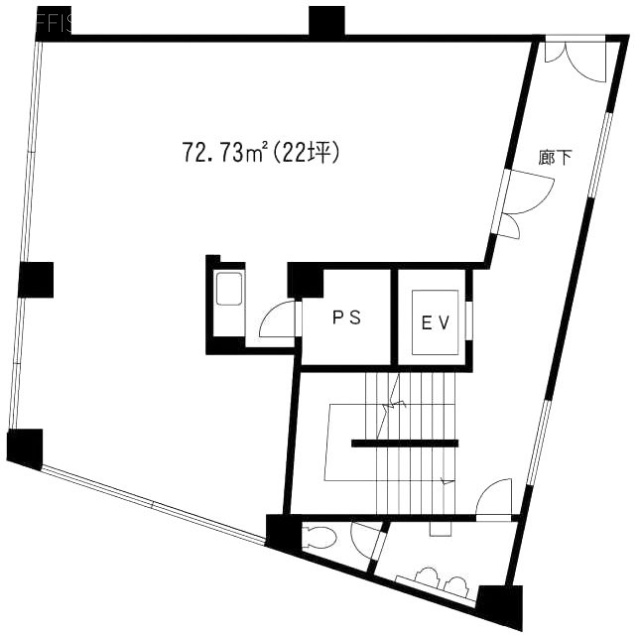 第7スカイビル301 間取り図