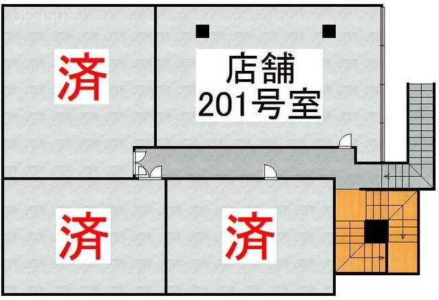 野萩第5ビル201 間取り図