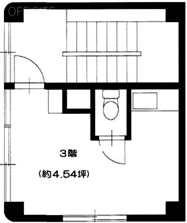 桜田通Kビル3F 間取り図