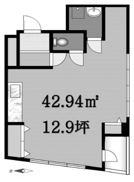 リエール鷹番303 間取り図