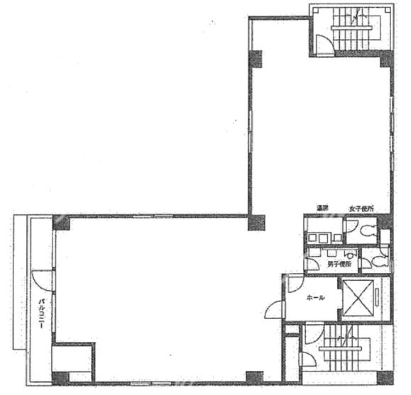 安井ビル2F 間取り図