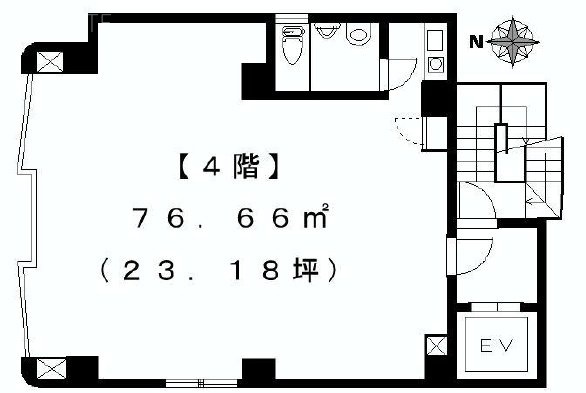 高田馬場トーシンビル4F 間取り図