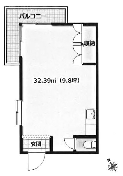 宝栄ビルB 間取り図