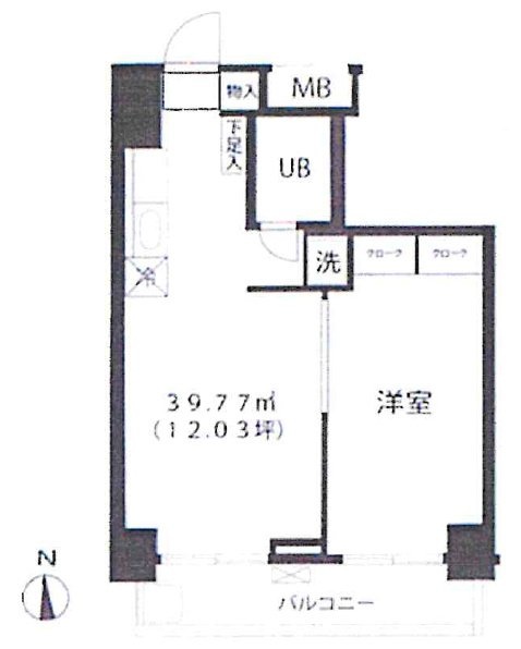 パレヤソジマ303 間取り図