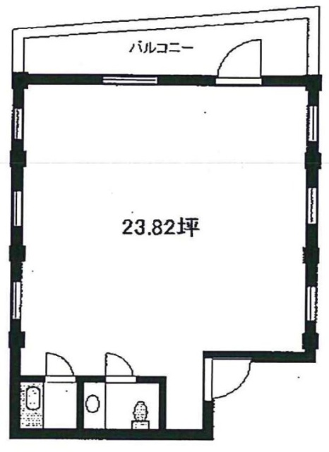 ヴィラージュ23ビル3F 間取り図