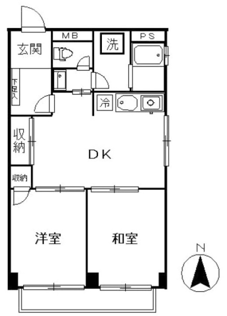 アール平河町403 間取り図