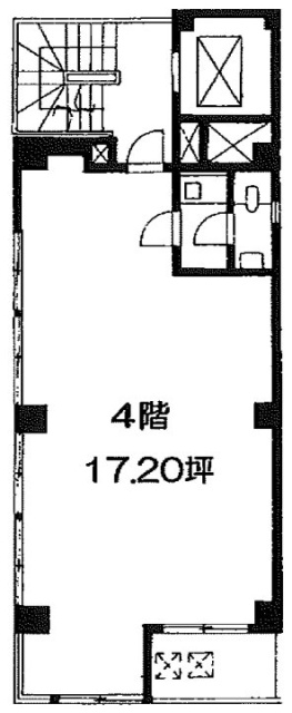 和泉ビル4F 間取り図