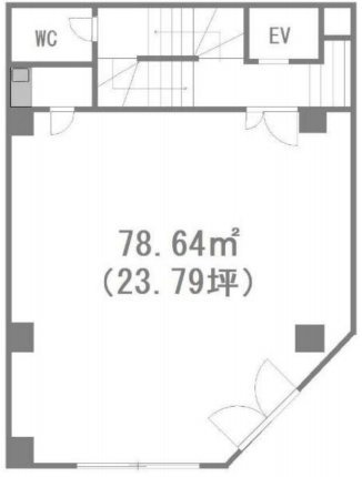 井田ビルB1F 間取り図