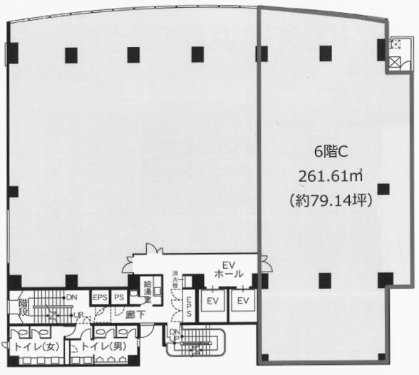 KDX横浜西口ビル6F 間取り図